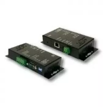 EXSYS EX-6051IS pramoninis Ethernet į RS-422/485 serijinis įrenginių serveris su optine izoliacija, metaliniu korpusu