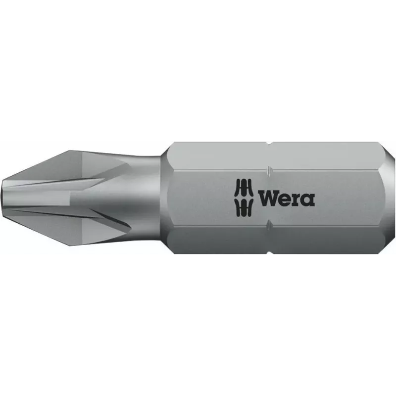 Wera Bit-Check BC 12 Wood 2 atsuktuvų antgalių rinkinys, 12 dalių, 1/4 colio šešiabriaunis, 25 mm antgaliai, BiTorsion, PH/PZ/TX 05057422001