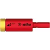 Wiha 29701200 sukimo momento adapteris TorqueVario-S, 1/4 inch šešiabriaunis išėjimas, 133 mm
