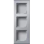 Gira E2 aliuminio 3 vietų rėmelis, matinis, System 55 136326