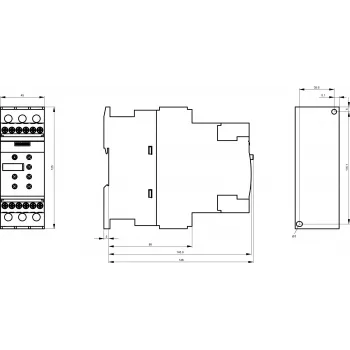 Siemens SIRIUS 3RW4027-1TB04 Švelnaus paleidimo įtaisas, 32 A, 400-600 V AC, 24 V AC/DC valdymas, 15 kW prie 400 V