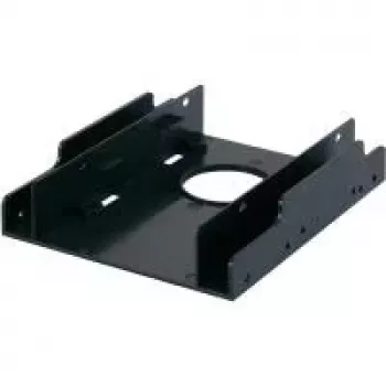 RENKFORCE HDA-252P 3,5 inch į 2x 2,5 inch HDD/SSD tvirtinimo rėmas, metalinis, juodas