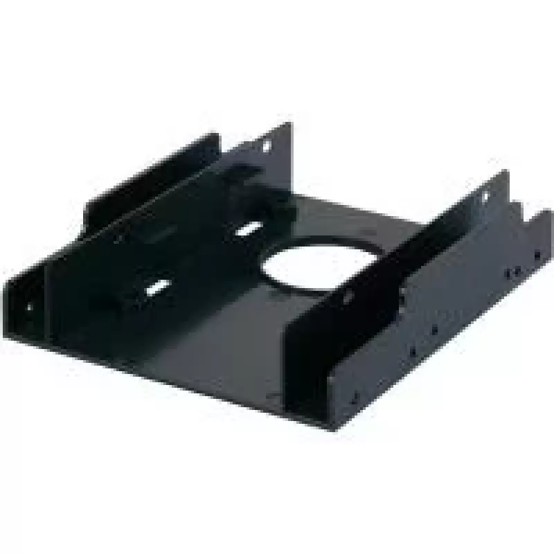 RENKFORCE HDA-252P 3,5 inch į 2x 2,5 inch HDD/SSD tvirtinimo rėmas, metalinis, juodas