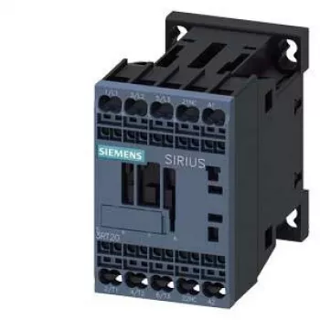 Siemens SIRIUS 3RT2 galios kontaktorius 3RT2018-2AP02, 3 polių, 18 A, 24 V AC ritė, varžtiniai gnybtai