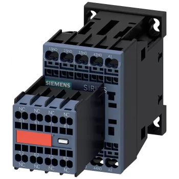 Siemens SIRIUS 3RH2 pagalbinis kontaktorius 3RH2244-2BB40, 4 NO + 4 NC, 24 V DC ritė, varžtiniai gnybtai