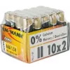 ANSMANN X-POWER Micro AAA šarminės baterijos 1,5 V - 20 vnt. paketas 5015671