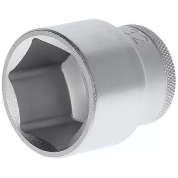 GEDORE 1/2 colio šešiakampė galvutė 32 mm, 6 taškų, chromuota, DIN 3124 6132740