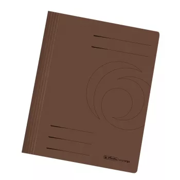 10 herlitz segtuvai su metaliniu segtuku, kartoniniai, rudi, DIN A4, 10900223