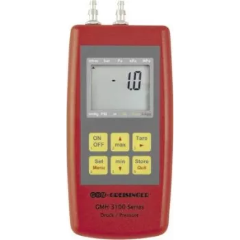 Greisinger GMH3161-002 diferencinio slėgio matuoklis orui ir dujoms, -0,005 iki +0,005 bar 604215