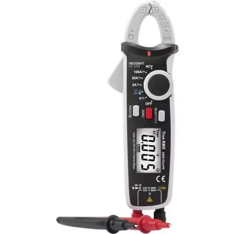 VOLTCRAFT VC-330 skaitmeninis srovės matuoklis (clamp meter) CAT II 600 V, CAT III 300 V, 2000 counts
