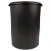HELIT the double popieriaus atliekų krepšys, ovalus, 20 L, juodas, PE, be dangčio, 1 dalis (H6103795)