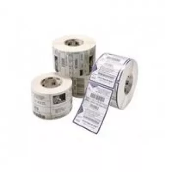 Zebra Z-Perform 1000T terminio perkėlimo popierinių etikečių ritinys - 101,6 x 101,6 mm, 127 mm išorinis skersmuo, 25,4 mm šerdis, baltas, nuolatiniai klijai, 662 etiketės/ritinyje