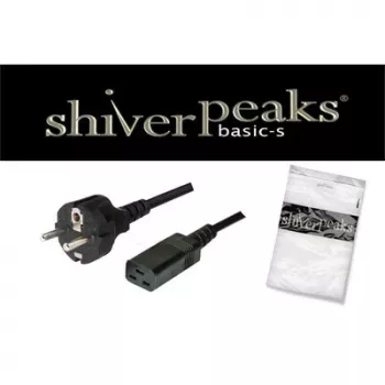 SHIVERPEAKS Basic maitinimo kabelis Schuko į IEC C19, 3 m, 16 A, juodas BS60015-S
