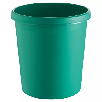 HELIT H61058-52 apvali plastikinė šiukšliadėžė 18L žalia