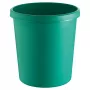 HELIT H61058-52 apvali plastikinė šiukšliadėžė 18L žalia
