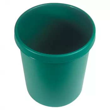 HELIT H61058-52 apvali plastikinė šiukšliadėžė 18L žalia