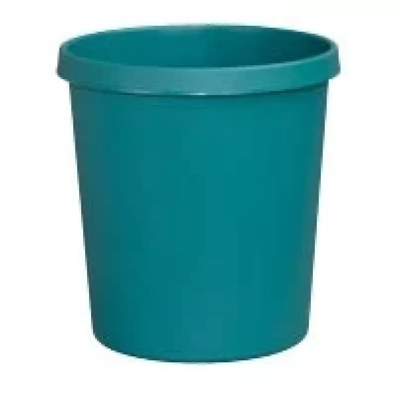 HELIT H61058-52 apvali plastikinė šiukšliadėžė 18L žalia