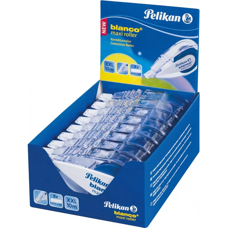 Pelikan blanco Maxi korekcinis volelis, 4,2 mm x 10 m, be tirpiklių, baltas 340315