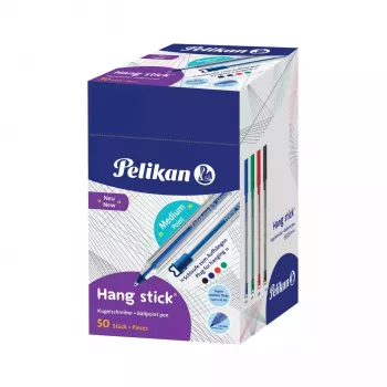 Pelikan Hang Stick tušinukas, permatomas, įvairių spalvų rašalas, 1,0 mm, vienkartinis 400197418