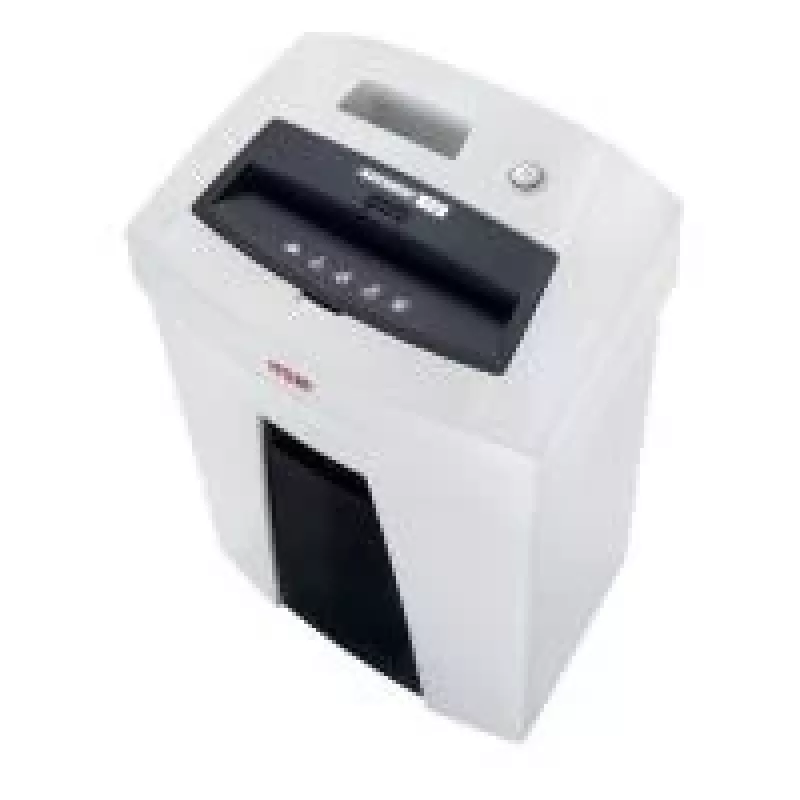 HSM SECURIO C16 juostelinis smulkintuvas su išankstiniu smulkintuvu, P-2 saugumo lygis, 6 mm juostelės, 15-17 lapų, 25 l talpa, juodas 1901111