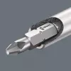 Wera 05073406001 nerūdijančio plieno atsuktuvų antgalių rinkinys, 7 dalių, Phillips PH1/PH2, Pozidriv PZ1/PZ2, plyšinis 1,0x5,5, Hex-Plus 4/5 mm, 1/4 colio šešiabriaunis kotas, 25 mm ilgio