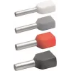Klauke 87313 dviguba gnybtų mova 2 x 0,75 mm² pilka