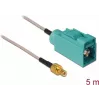 Delock antenos kabelis SMB female į FAKRA Z female RG-316 5 m juodas 88671