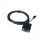 EXSYS EX-1302IS USB į RS-232 serijinis adapteris, FTDI lustas, 0,8 m laidas, juodas