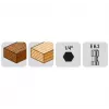 kwb 513904 medienos grąžtas 4 mm x 50 mm