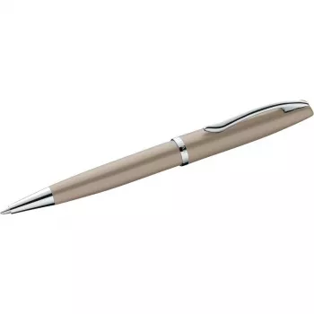 Pelikan Jazz Noble Elegance tušinukas, taupe metalo, sukimosi mechanizmas, vidutinio storio mėlynas rašalas 300010130