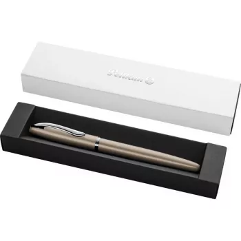 Pelikan Jazz Noble Elegance tušinukas-ruleris, taupe lako apdaila, užmaunamas dangtelis, vidutinio storio juodas šerdies įdėklas 400197469