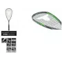 TALBOT TORRO Squash Racket Pro 6000, juoda / žalia, puolimo, Y-konstrukcijos, 1 vnt. (251006)