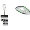 TALBOT TORRO Squash Racket Pro 6000, juoda / žalia, puolimo, Y-konstrukcijos, 1 vnt. (251006)