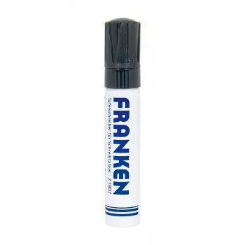 FRANKEN JumboMarker Whiteboard Marker, Chisel Tip 4-12 mm, Black, Refillable, Dry-Wipe, Low Odour, 1 Piece (Z1910 10)