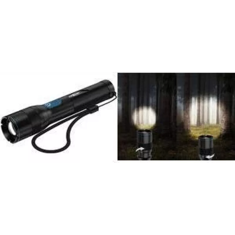 ANSMANN Adventure TA1800RF įkraunamas LED prožektorius, 1800 liumenų, USB-C, juodas 1600-0763