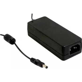 MEAN WELL GST60A48-P1J 60W 48V AC/DC stalinis maitinimo šaltinis su 2,1x5,5mm DC kištuku