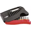 Cimco 114594 10 dalių atsuktuvų antgalių rinkinys su Phillips, Pozidriv, plokščiaisiais ir Torx antgaliais