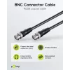 Wentronic Goobay BNC jungiamasis kabelis, juodas, 3 m - BNC male į BNC male, 75 omų koaksialinis 50089