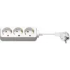 Wentronic Goobay 3 lizdų Schuko elektros skirstytuvas, 3 m kabelis, baltas 51075