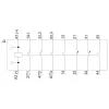 SIEMENS SIRIUS 3RT2 galios kontaktorius 5,5 kW 400 V 12 A 24 V DC 2NO+2NC varžtiniai gnybtai 3RT20171BB443MA0