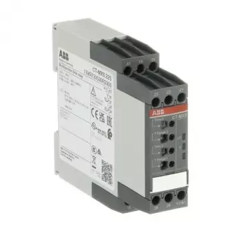 ABB CT-MXS daugiafunkcis laiko relė, 24-48 V DC / 24-240 V AC, 2 C/O, 10 funkcijų, DIN bėgelis 1SVR730030R3300