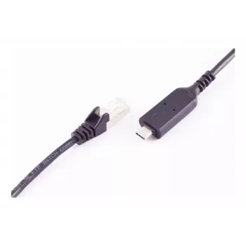 SHIVERPEAKS USB-C į RJ45 Gigabit Ethernet adapterio kabelis 1m juodas BS13-51025