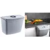 keeeper Milan 4L pakabinama virtuvės šiukšlių dėžė, Nordic Grey, su dangteliu, PP 1031213000000
