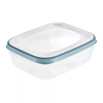 keeeper franco maisto laikymo indas, 1,2 l, stačiakampis, permatomas su mėlynu apvadu, PP/TPE, hermetiškas, nepralaidus, tinka plauti indaplovėje, 1 vnt. 1079368000000