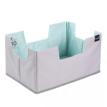 keeeper nea XL pirkinių organizatorius, pilkas/aquamarine, su išimamu pertvaru 1229962400000