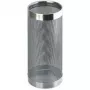 HELIT H2515500 metalinis skėčių stovas, perforuoto dizaino, chromuotas, apvalus, skersmuo 240 mm, aukštis 490 mm