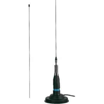 Midland Albrecht ML 145 magnetinio pagrindo CB mobilioji antena, 145 cm, 5/8 λ, 26-28 MHz, PL-259, 4 m RG-58 6305