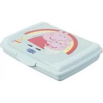 keeeper carla mini Peppa Pig pietų dėžutė, 0,5 L, akvamarino spalvos Deco-Click-Box Mini, PP, su fiksatoriumi, 1 vnt. 1070462433600