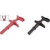 VOLTCRAFT krokodilo spaustukai su 4 mm kištuku CAT III 1000 V, CAT IV 600 V, juoda/raudona, MSK-116 (VC-8371750)