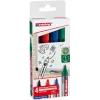 EDDING 360 Whiteboard Marker Assorted Colours 1.5-3.0 mm 4 Pieces (4-360-4-2)